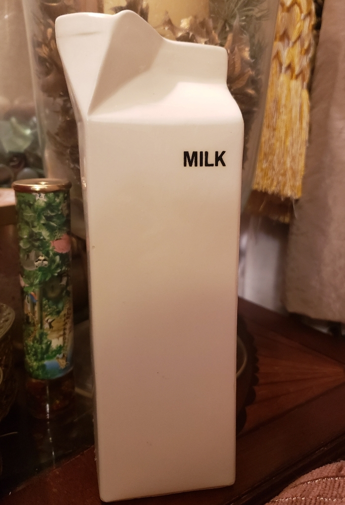 Real Size Carton Milk - Ceramic